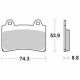Pastiglie  freno Yamaha SBS 6566135