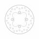 Disco freno anteriore BALI 50/100