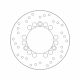 Disco freno anteriore BURGMAN 125/150