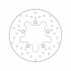 Disco freno anteriore X  -  CITING 250>500