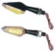Freccie Far coppia Led alluminio nere 7146